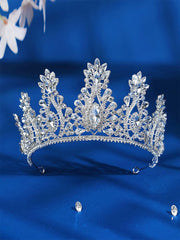 Inlay Stone Crystal Bride Crown Headpiece