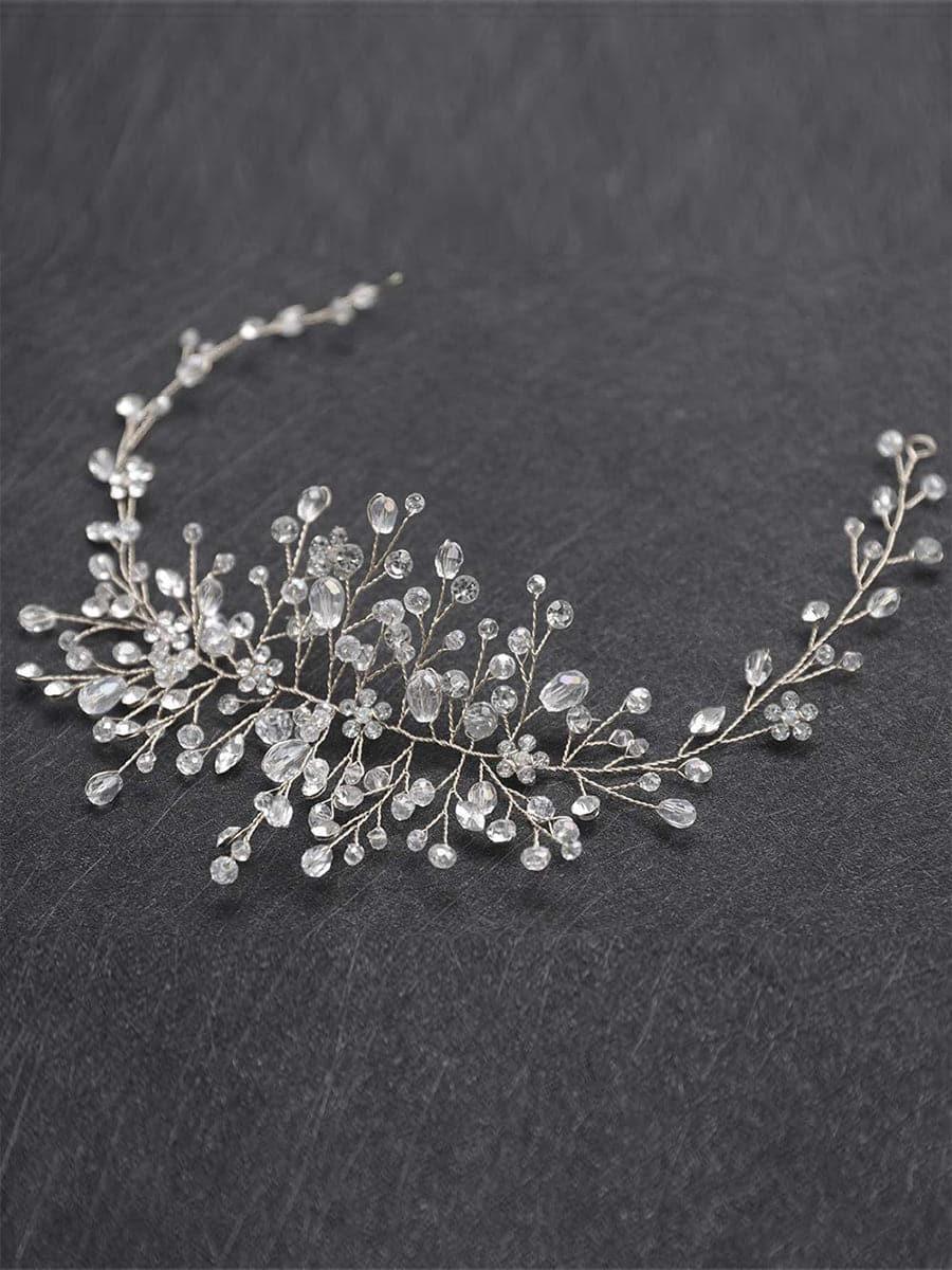 Crystal Flower Bridal Hair Vine Headpieces