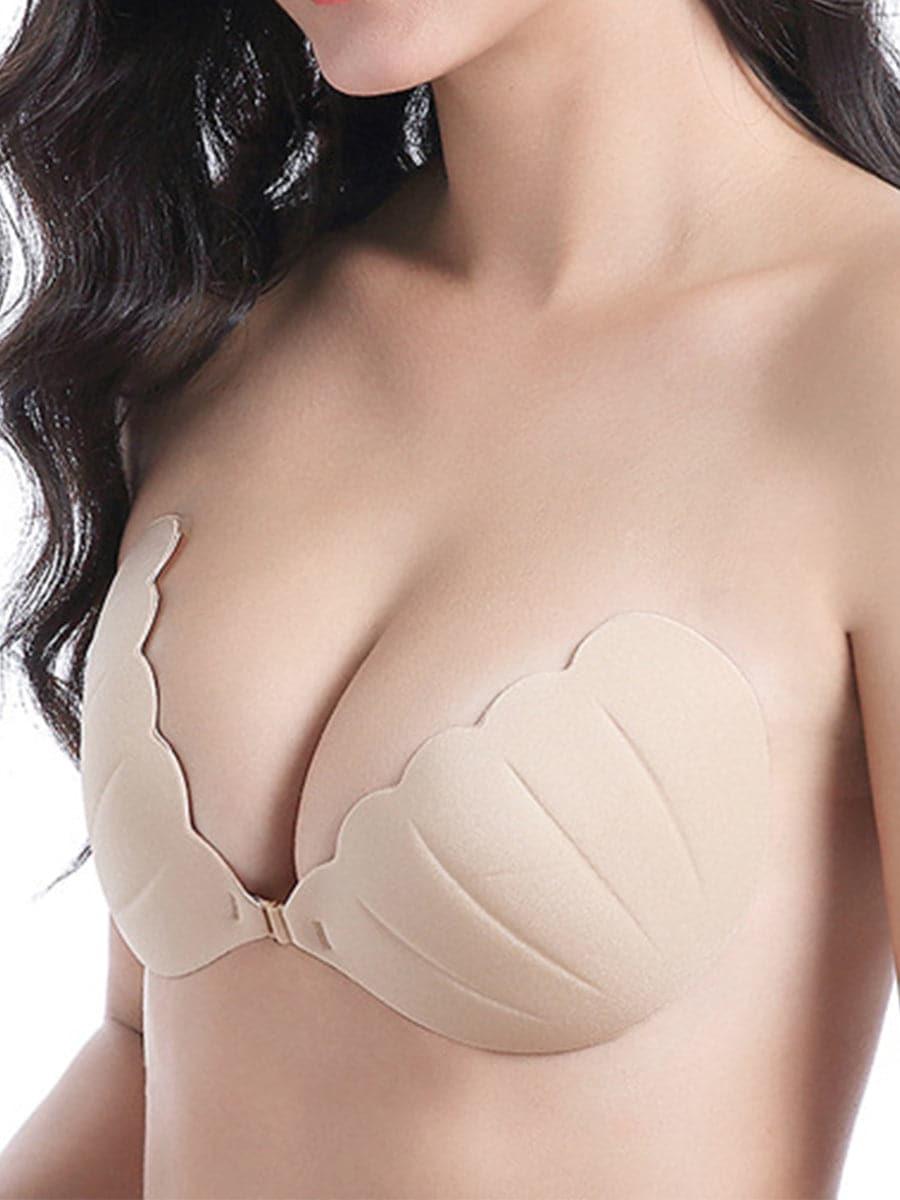 Feminine Chinlon Silicone Wireless Bra Nipple Covers MNY10011