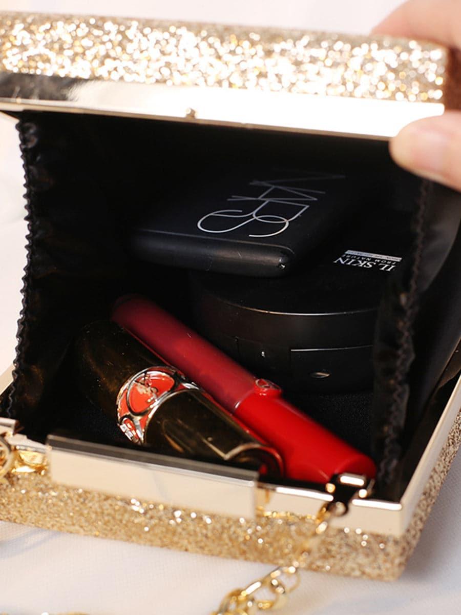 Shiny Inlay Stone Chain Party Wedding Clutch Bags MNBF066