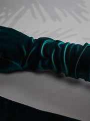 52CM Velvet Banquet Long Split Finger Gloves