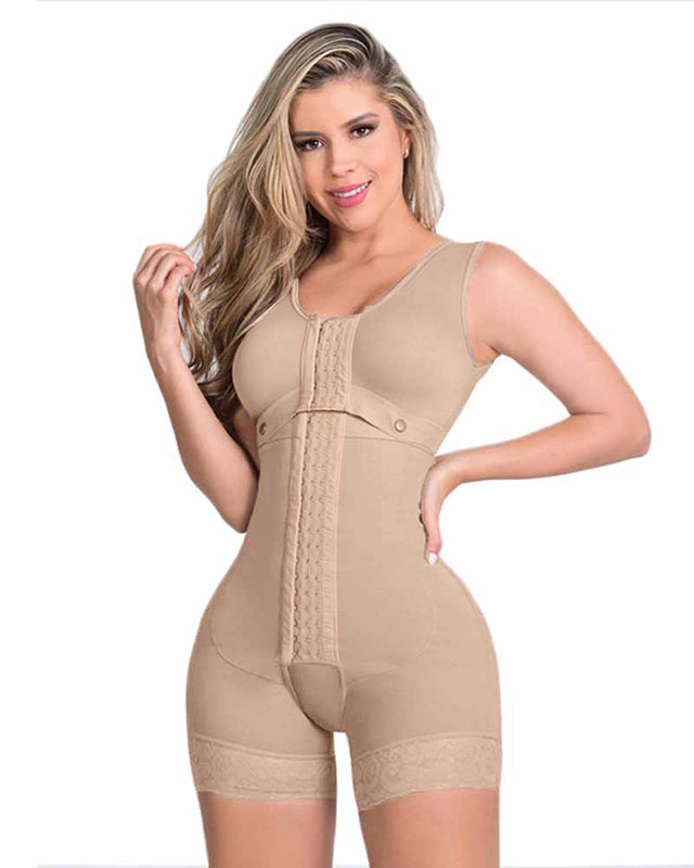 High Compression With Hook And Eye Front Closure Shapewear