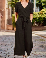 Romper Jumpsuit with Belt