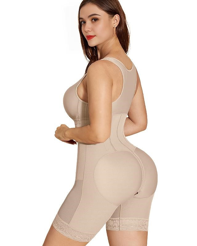 SeuKe Shapewear For Tummy Control High Compression Brooches Bust Girdle For Daily And Post-Surgical Use