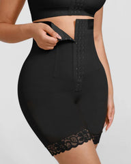 High-Waisted Side Steel Bone Tummy-Controlling Shorts