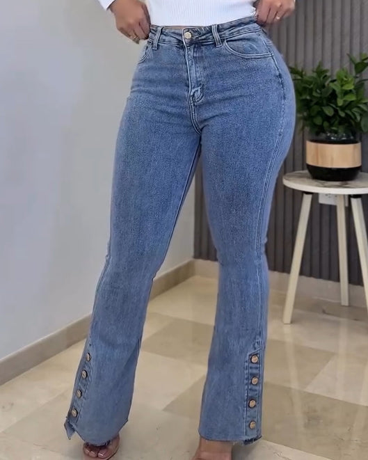 Skinny Slimming Fit Flare Jeans