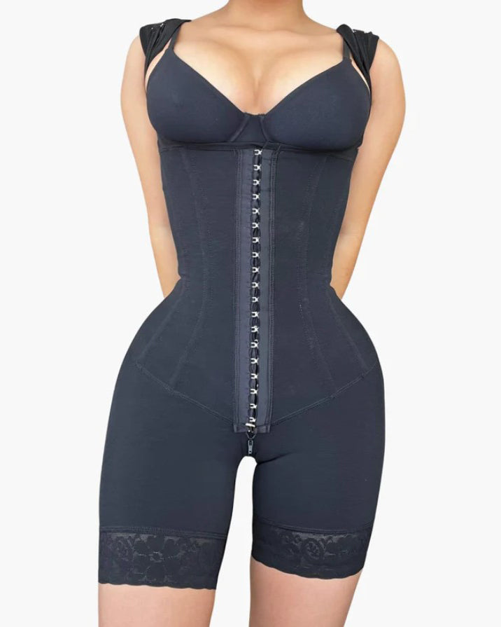 Open Chest Steel Boned Tummy Control Sleeveless Shapewear