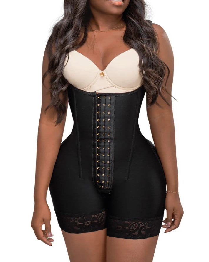 Sleeveless Steel-Boned Abdominal Sculpting Shapewear