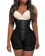 Sleeveless Steel-Boned Abdominal Sculpting Shapewear
