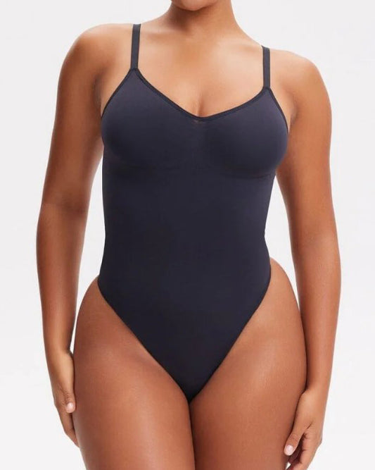 Backless Seamless Shapewear Thong Bodysuit