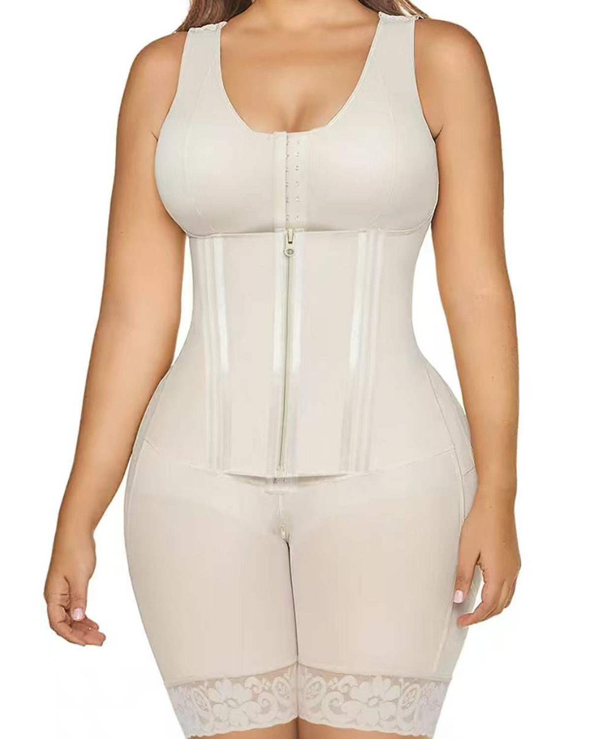 Double-Layer Strong Tummy-Control Full-Body Sleeveless Shaper