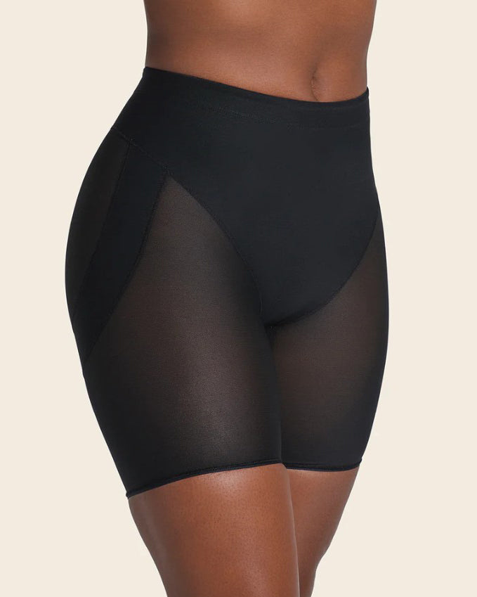 Butt Enhancing Sheer Mesh Shaper Shorts