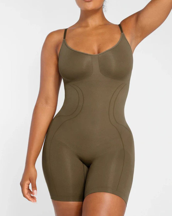 Sleeveless Seamless Tummy Shaping Full Body Shapewear