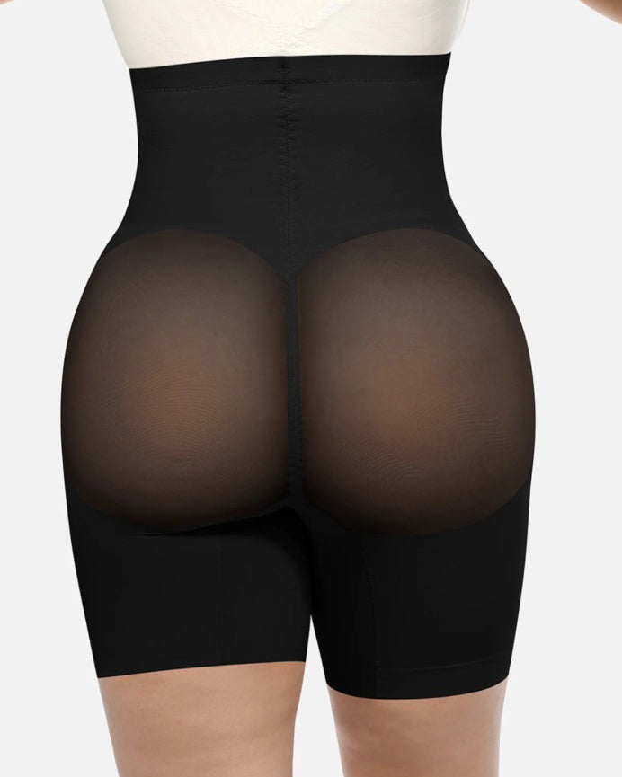 Seamless Mesh Butt-Enhancing Shorts
