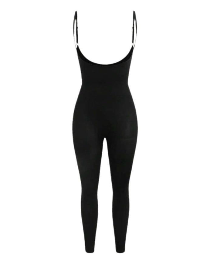 Open-Bust Sleeveless Seamless Tummy-Control Full-body Shaper