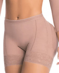 Butt Sculpting Lace Trims Shaper Shorts