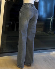Slim-Fit Embroidered Jeans