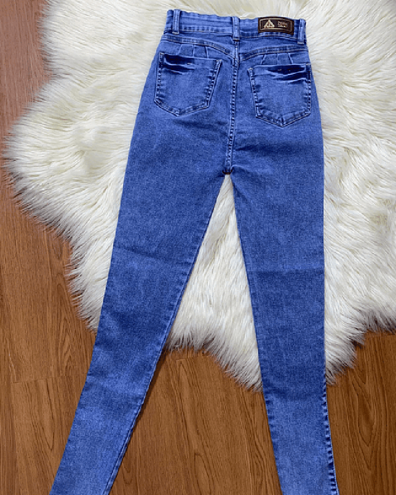 Design Braided Skinny Jeans