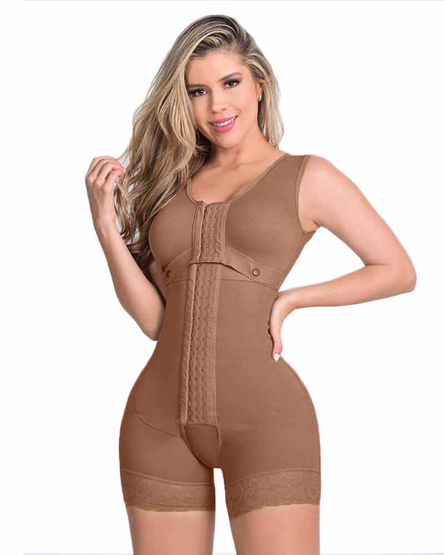 High Compression With Hook And Eye Front Closure Shapewear