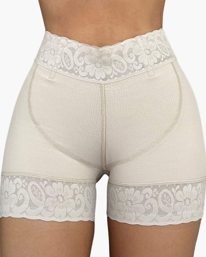 Hip-Lifter Lace Trim Shaping Shorts