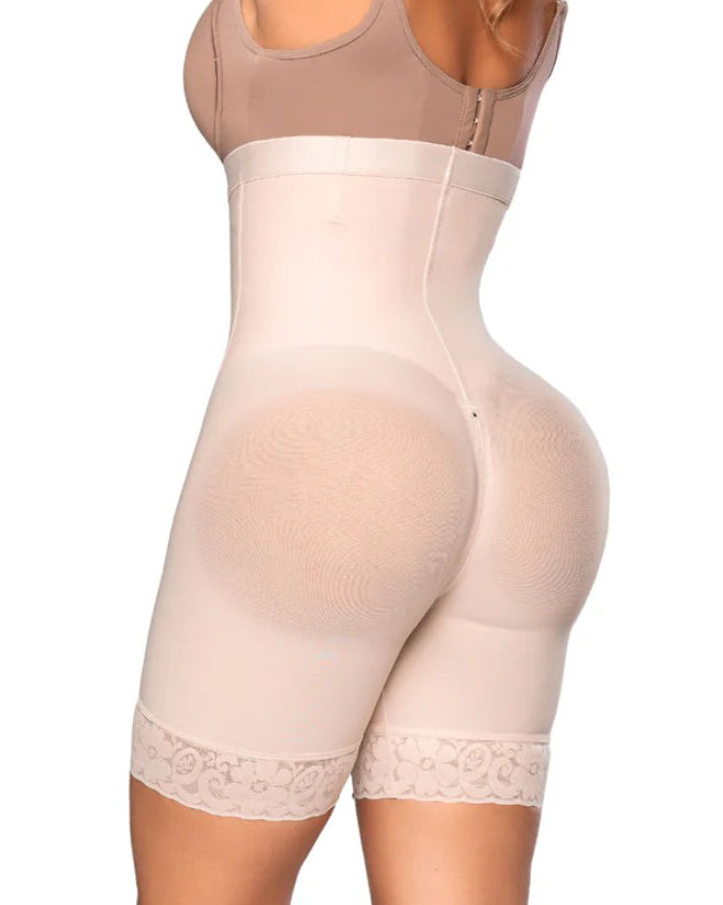 High-Waisted Seamless Comfort Hip-Lifter Shorts
