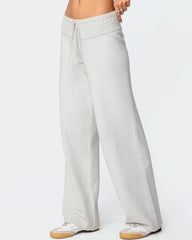 Comfortable Knitted Wide-Leg Pants
