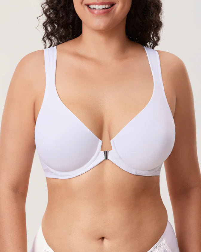 Plunge Wide Strap Bra