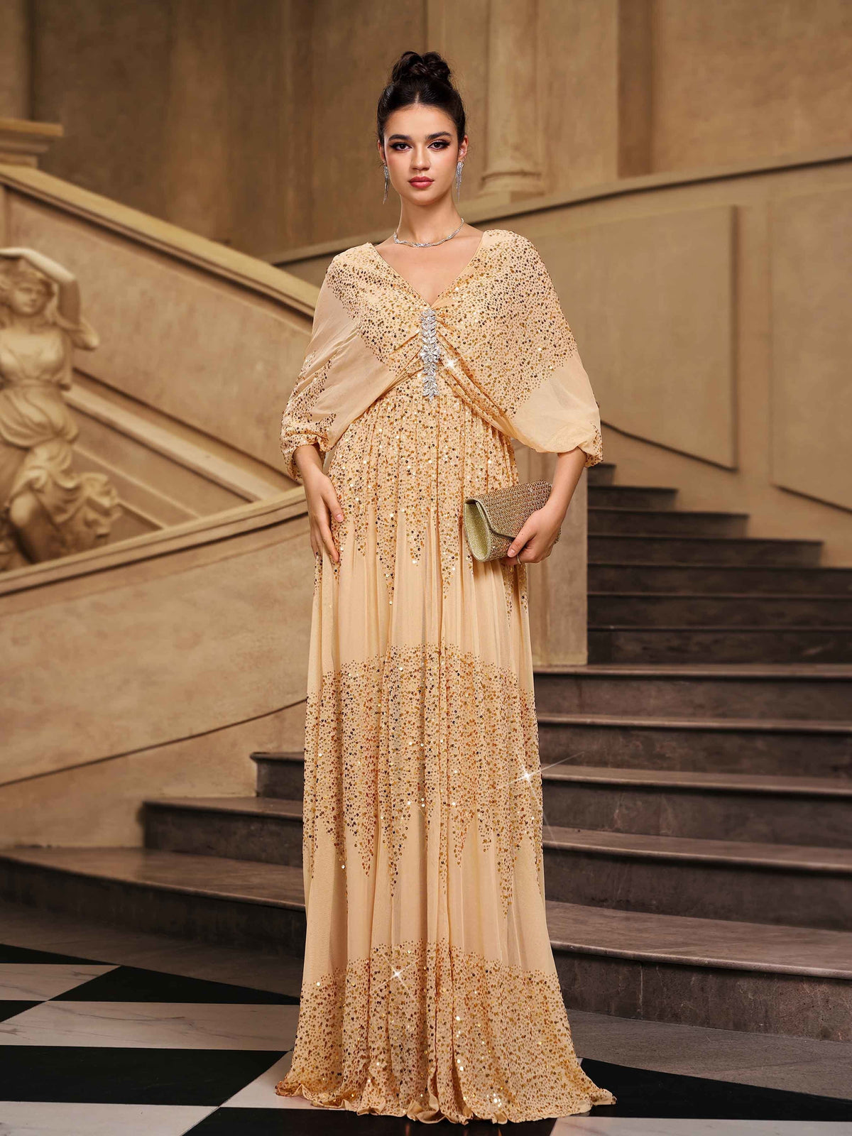 Apricot Cape Sleeve