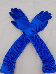 Satin Long Wedding Party Gloves