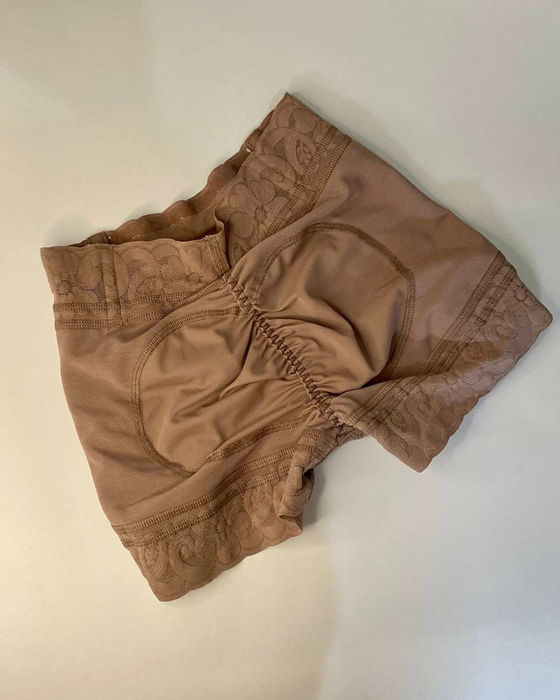 High Waisted Sculpting Tummy Control Butt Lifter Shorts