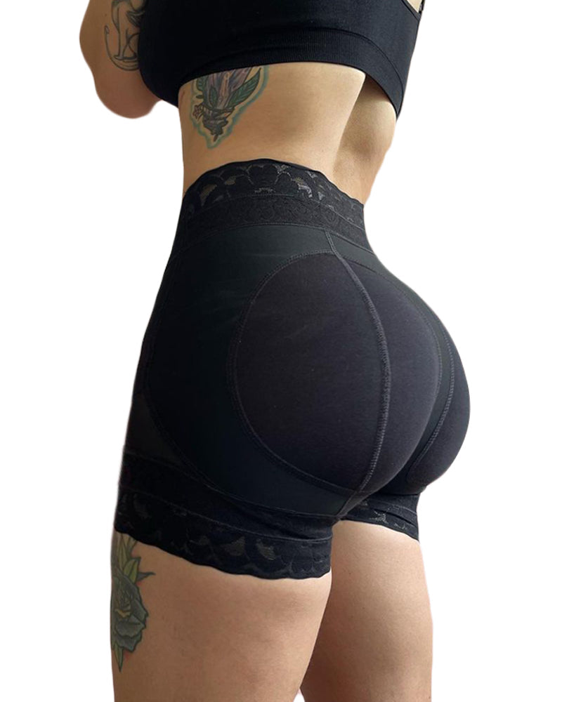 Postpartum Recovery Slimming  Lace Butt Lifter Shorts