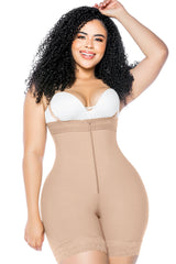Butt Lifter Belly Control Panties Crotch With Zipper Lace Shapewear