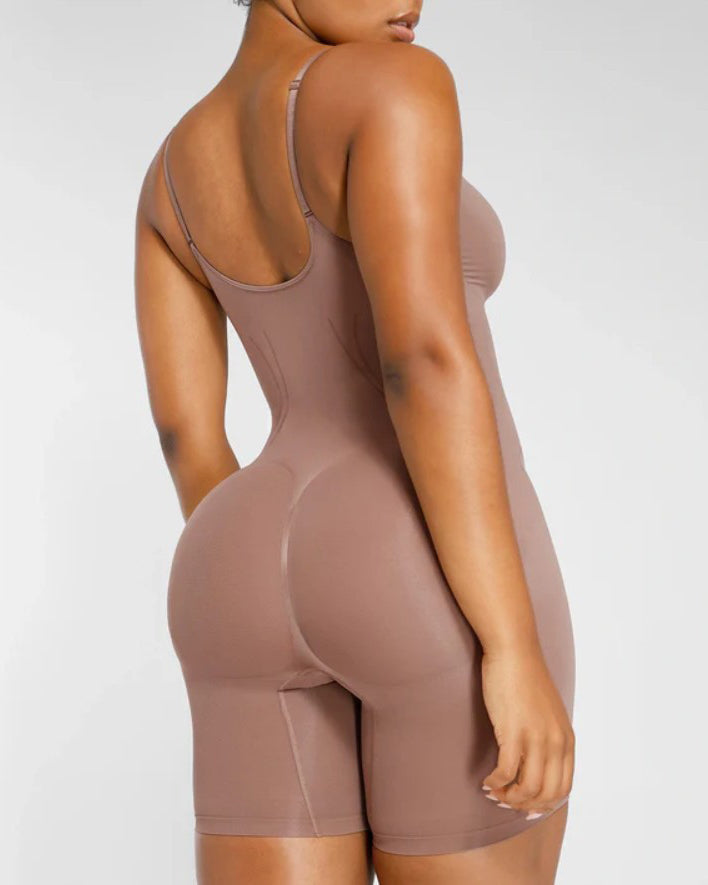 Sleeveless Seamless Tummy Shaping Full Body Shapewear