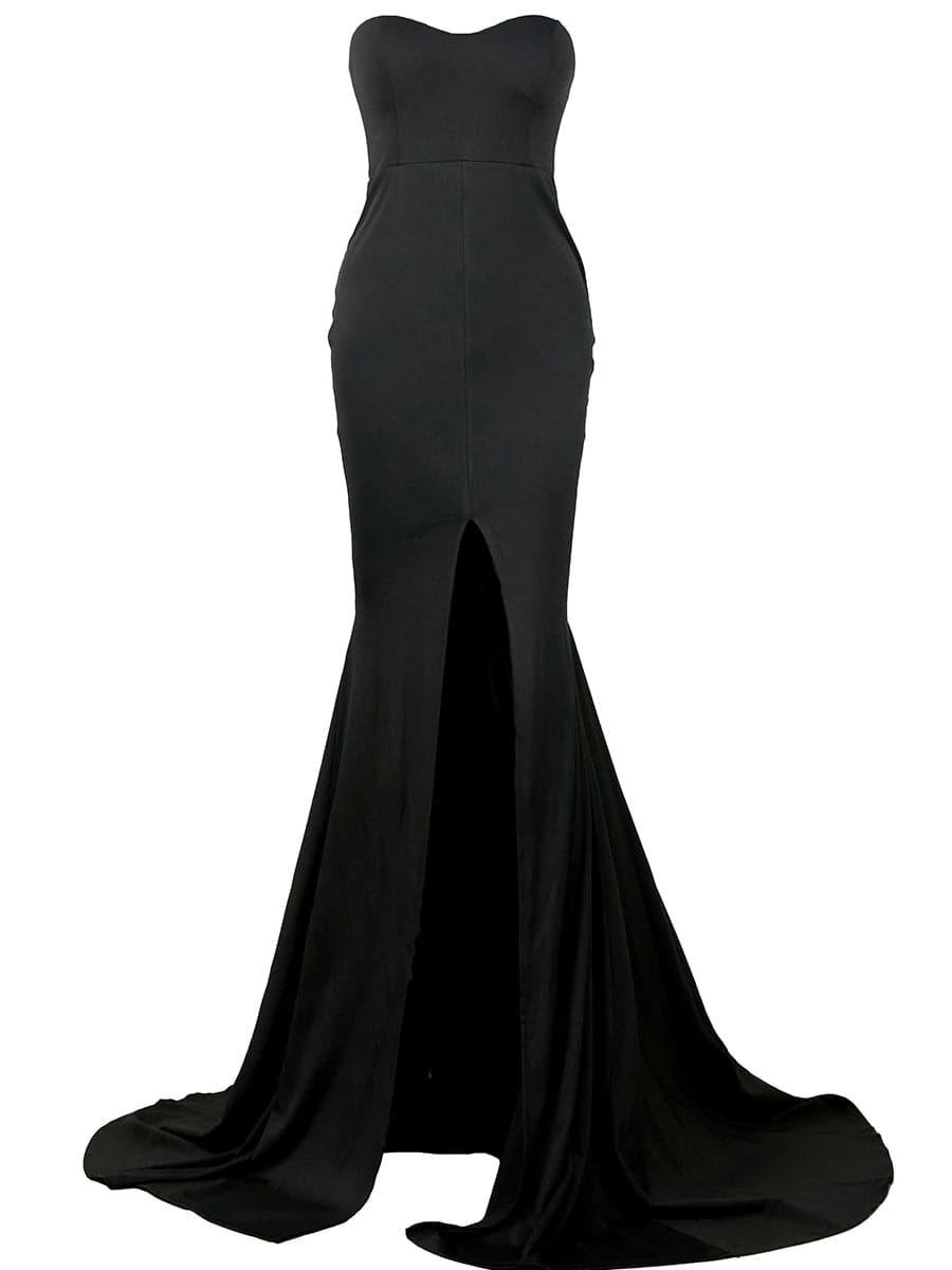 Strapless Mermaid Evening Dress