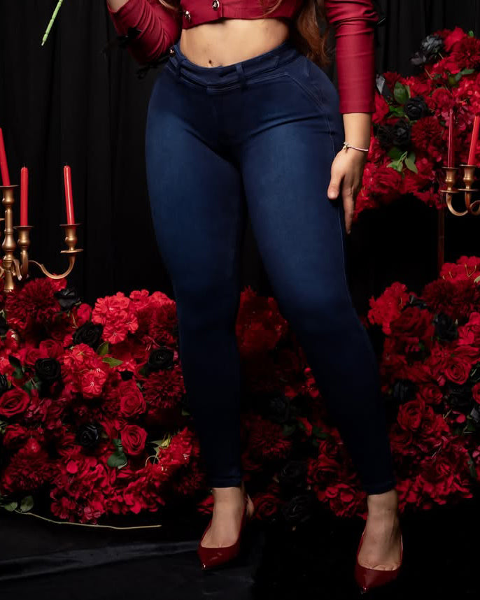 Butt-Lifter Skinny Jeans
