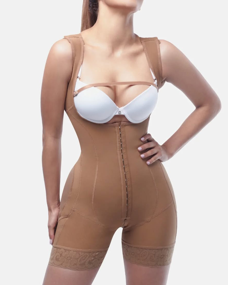 Open Chest Abdomen Compressions Shapewear