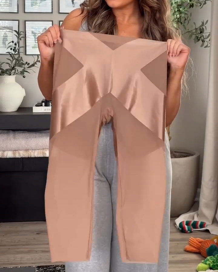 Sheer Mesh Butt Lifter Mid-Length Leggings