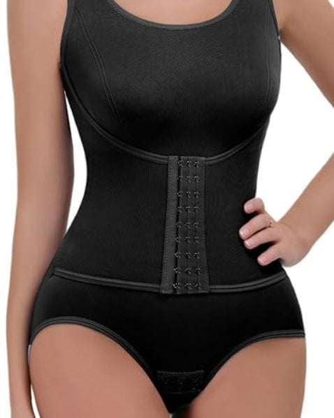 Seamless Comfortable Double-Layer Tummy Shaping Thong Bodysuit