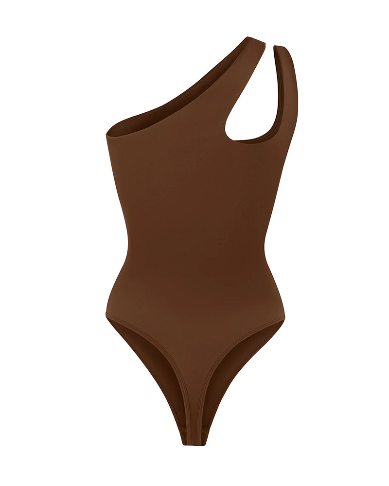 One Shoulder Seamless Bodysuit