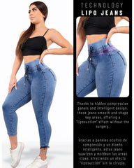 High Waisted Butt Lifting Skinny Jeans