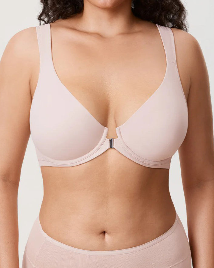 Plunge Wide Strap Bra