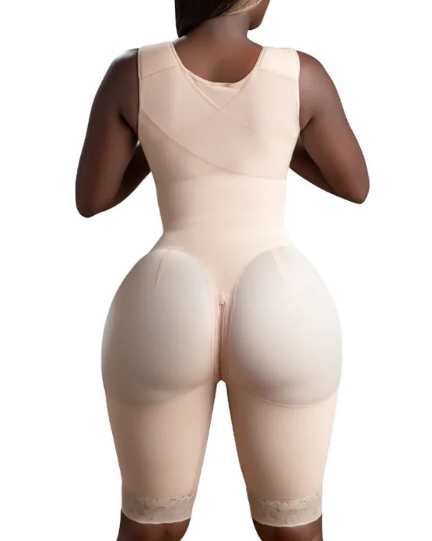 Mid-Length Hourglass Shaping Sleeveless Body Shaper