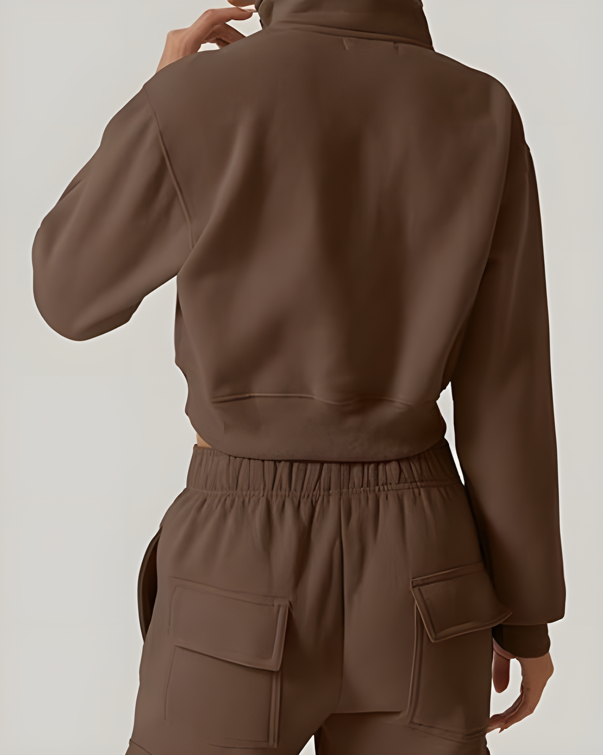 Slim Cargo Style Casual Set