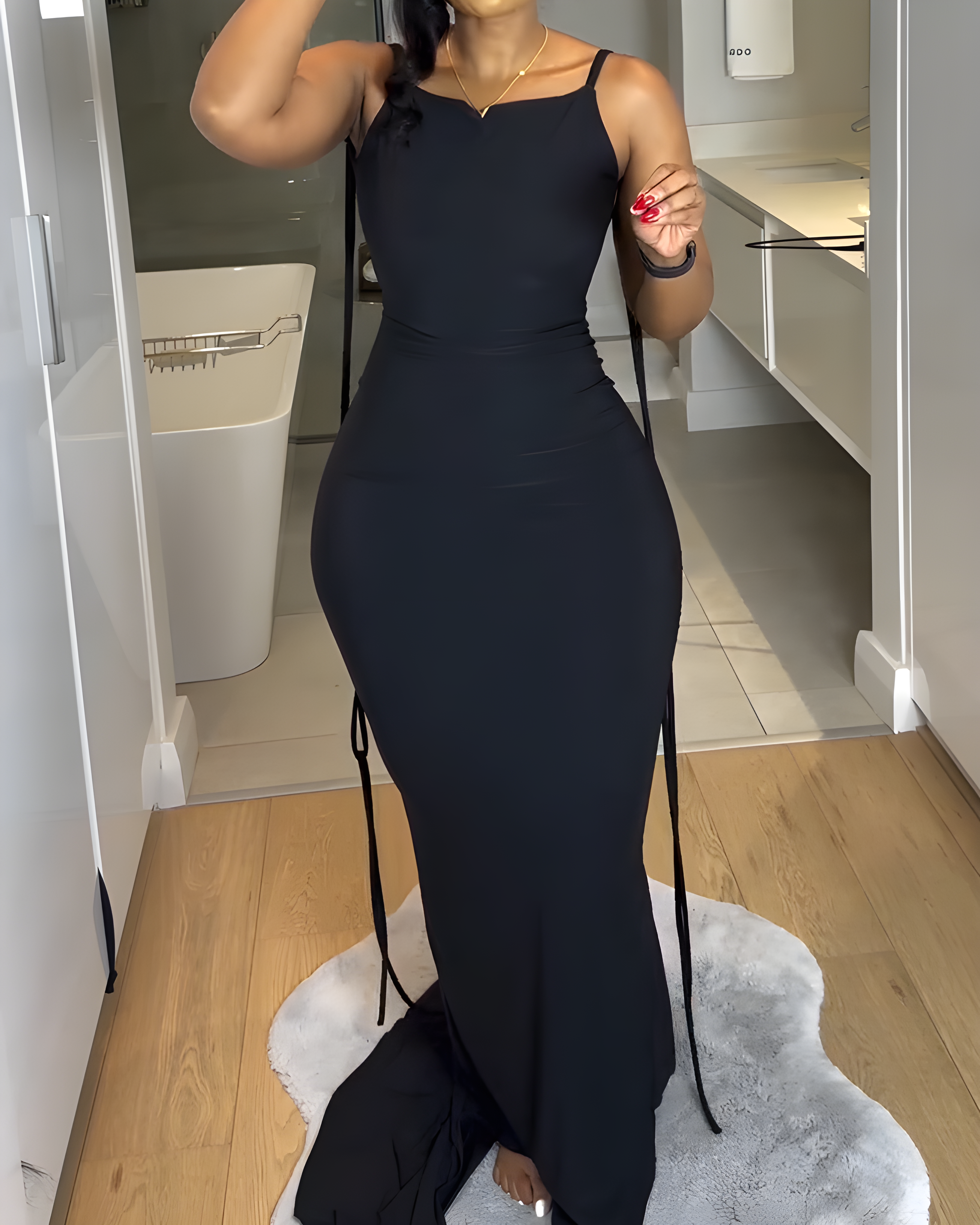 Slim Slip Maxi Dress