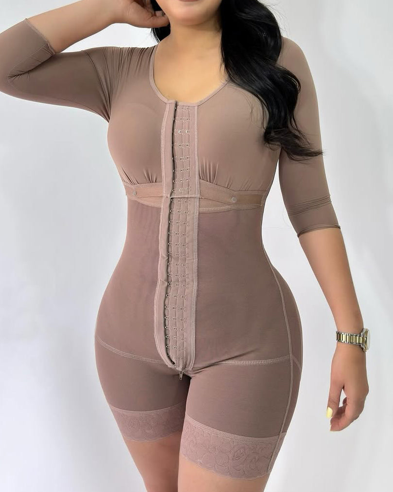 Long-Sleeved Slimming Shapewear