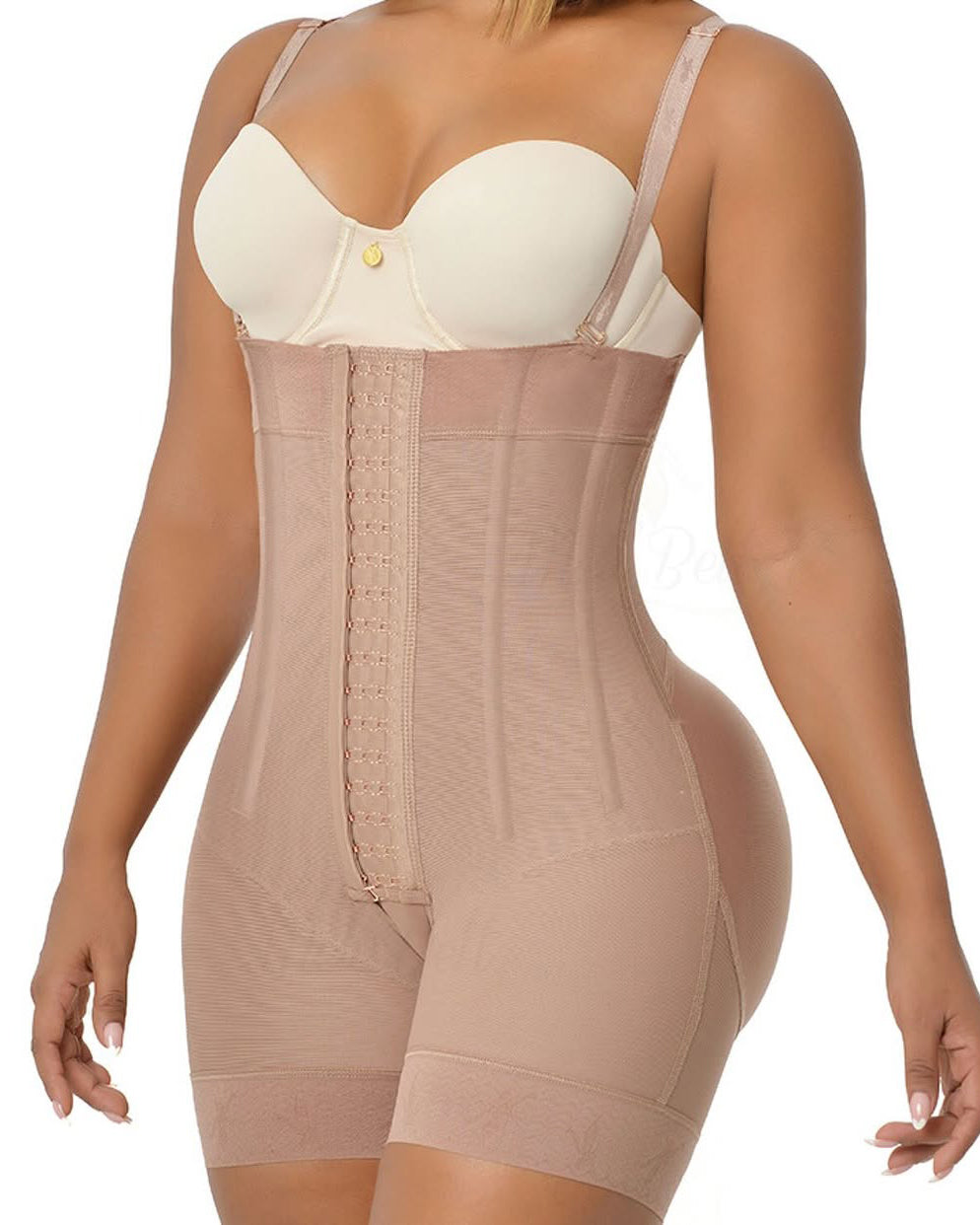 Steel Bone Tummy Shaping Shorts with Straps