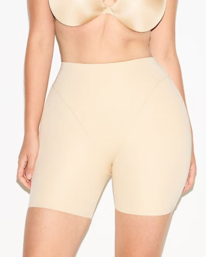 High Waist Seamless Hip Lifting Shorts with Paded