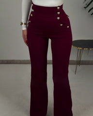 High-Waisted Slim Yoga Pants