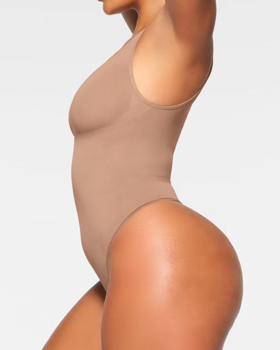 High Cut Thong Shapewear Bodysuit