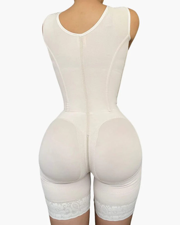 Open Chest Steel Boned Tummy Control Sleeveless Shapewear
